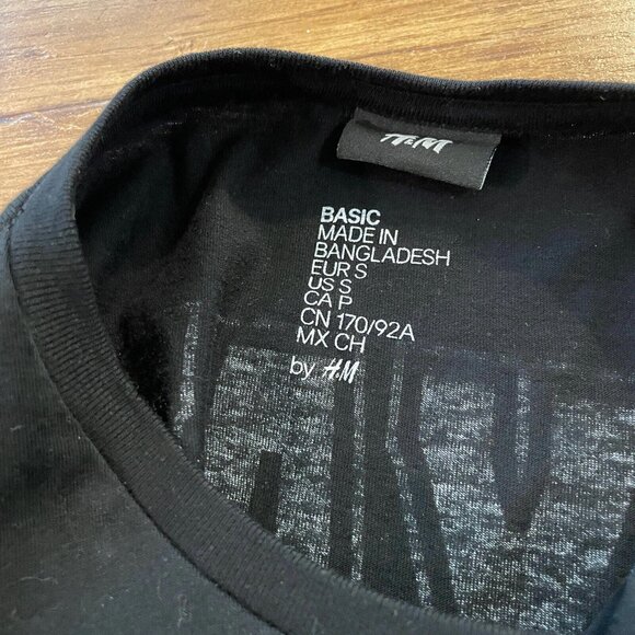 Hm shirt top men small‎ s kobe bryant top black - Picture 5 of 8